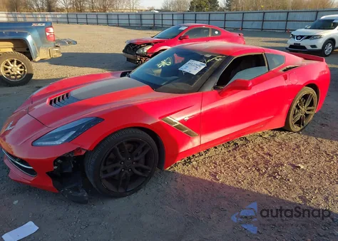 2016 Chevrolet Corvette Stingray Z51 из США, поврежденный, VIN 1G1YM2D70G5100437